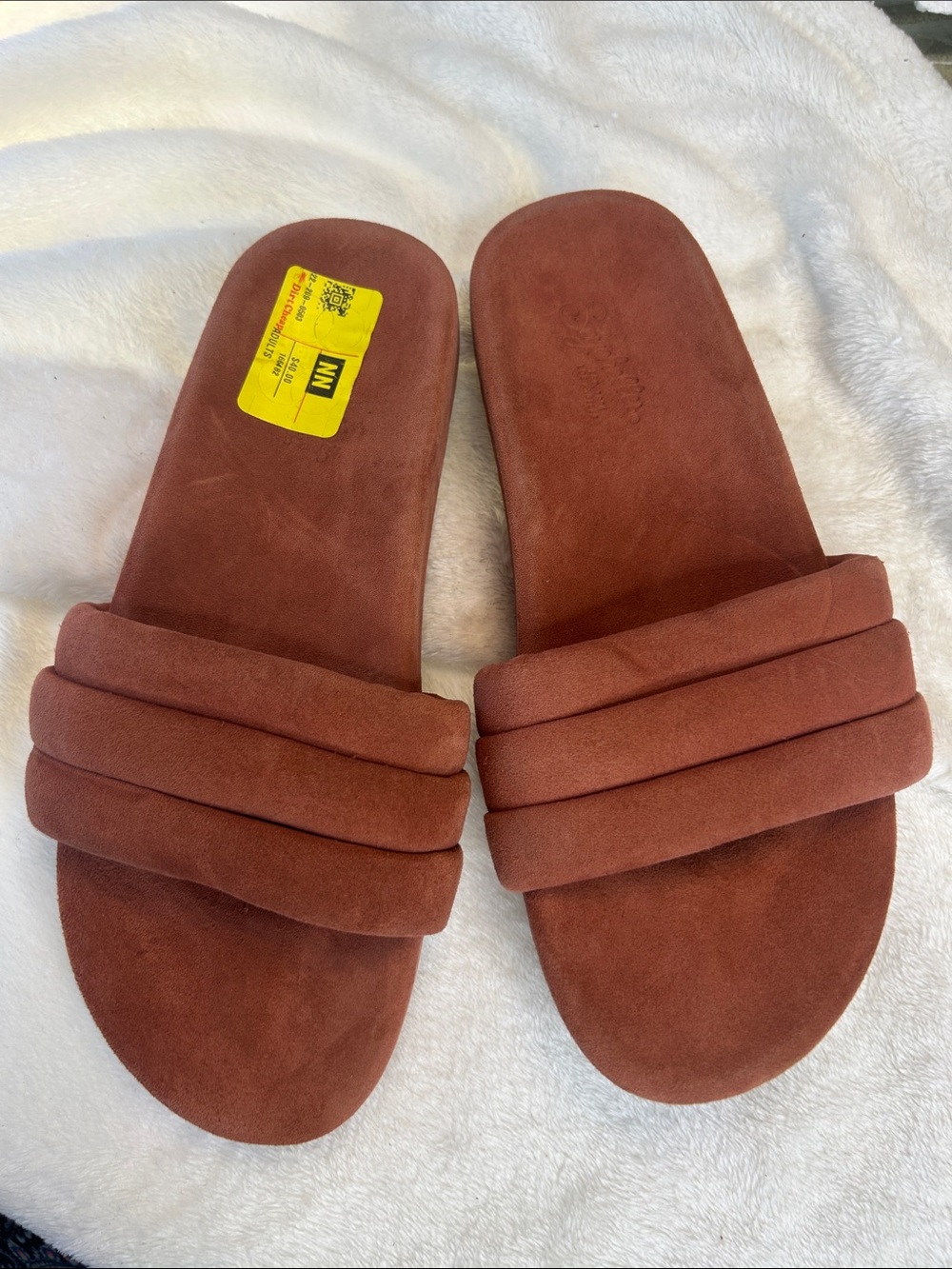 Seychelles Women's Strap Slide Sandals in Rust